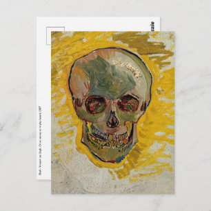 Postal Vincent van Gogh - Calavera 1887 #2