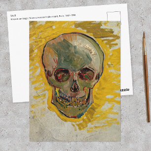 Postal Vincent van Gogh - Calavera 1887 #2