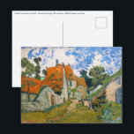 Postal Vincent van Gogh - Calle de Auvers-sur-Oise<br><div class="desc">Calle de Auvers-sur-Oise - Vincent van Gogh,  Oil on Canvas,  1890 en Auvers-sur-Oise</div>