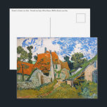 Postal Vincent van Gogh - Calle de Auvers-sur-Oise<br><div class="desc">Calle de Auvers-sur-Oise - Vincent van Gogh,  Oil on Canvas,  1890 en Auvers-sur-Oise</div>