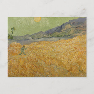 Postal Vincent van Gogh   Campo de trigo con segador, 188