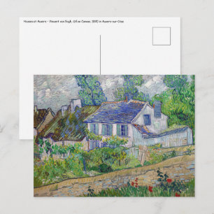 Postal Vincent van Gogh - Casas en Auvers