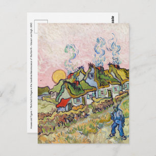Postal Vincent van Gogh - Casas y Figura