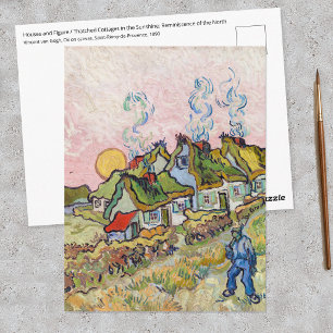 Postal Vincent van Gogh - Casas y Figura