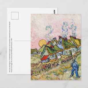 Postal Vincent van Gogh - Casas y Figura