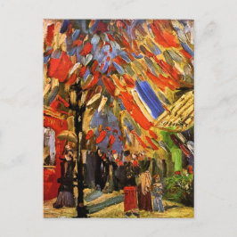 Postal Vincent Van Gogh - Celebración del 14 de Julio