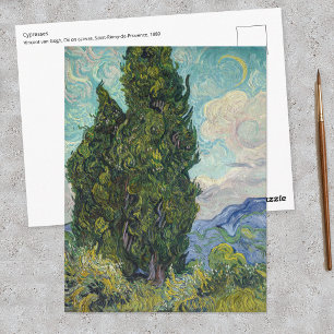 Postal Vincent van Gogh - Cipreses