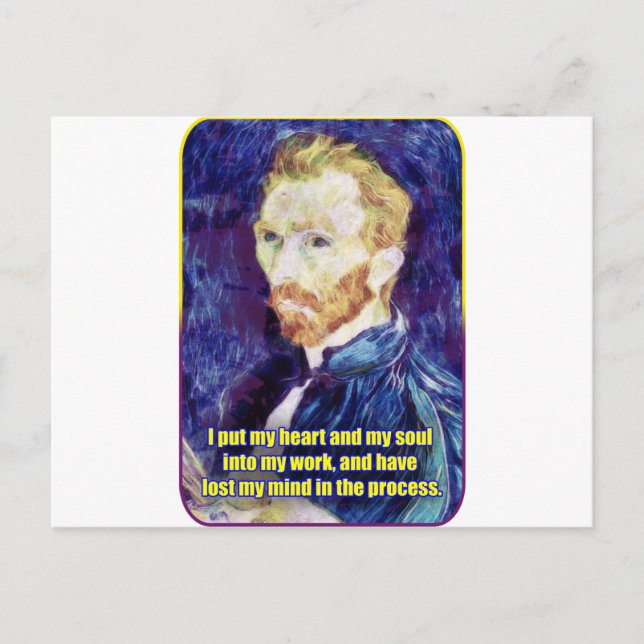 Postal Vincent van Gogh - Cita (Anverso)