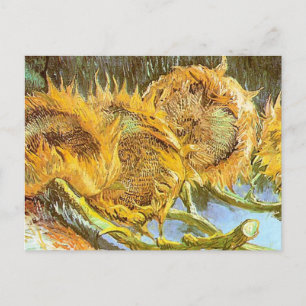 Postal Vincent Van Gogh - Cortar los Sunflowes GC