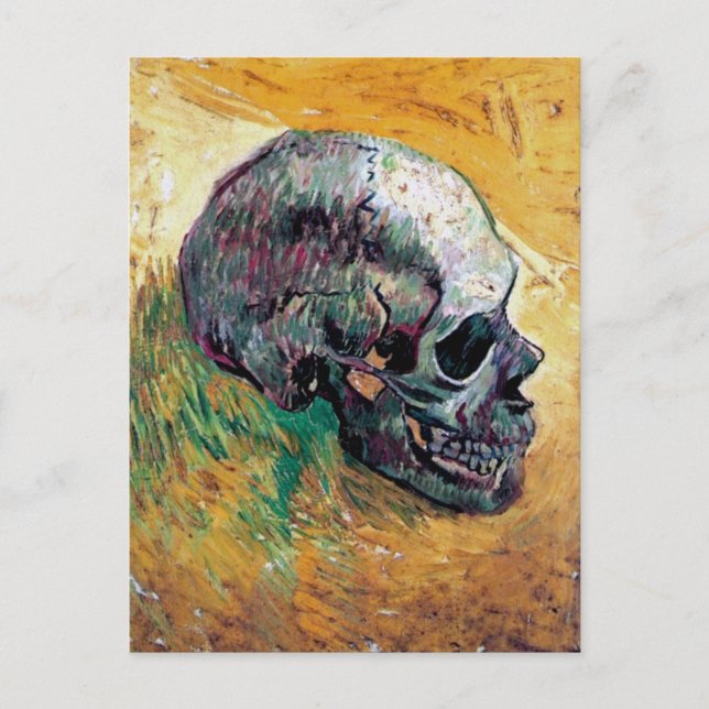 Postal Vincent Van Gogh - Cráneo de perfil - Arte fino (Anverso)