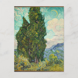 Postal Vincent Van Gogh Cypresses