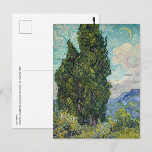 Postal Vincent van Gogh - Cypresses
