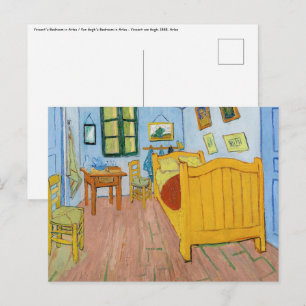 Postal Vincent Van Gogh - Dormitorio de Vincent en Arles