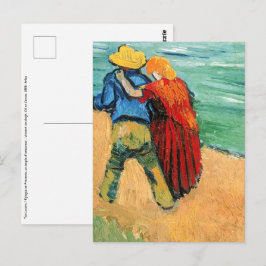 Postal Vincent van Gogh - Dos amantes