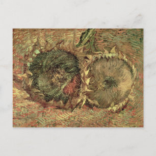 Postal Vincent van Gogh   Dos girasoles cortados, 1887