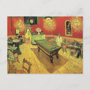 Postal Vincent Van Gogh - El Bella Artes del café nocturn