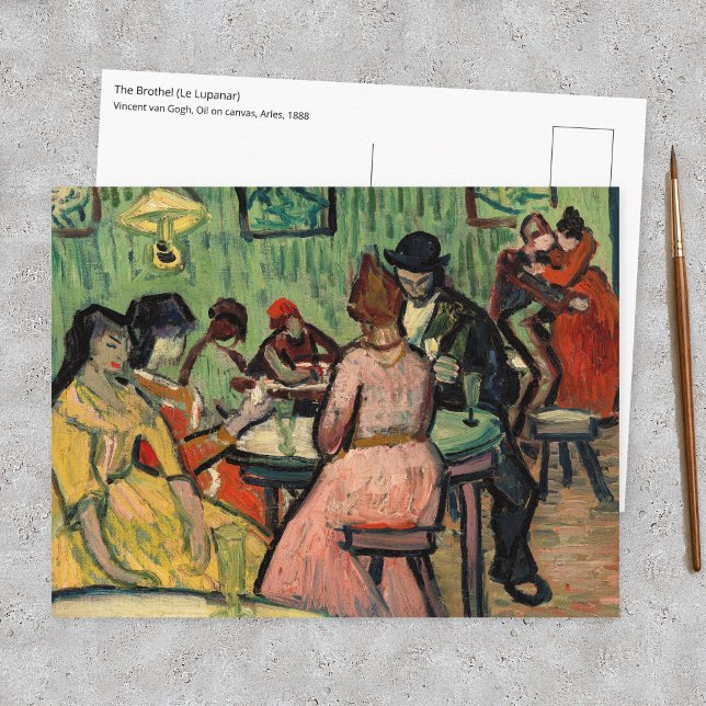 Postal Vincent van Gogh - El burdel (Subido por el creador)