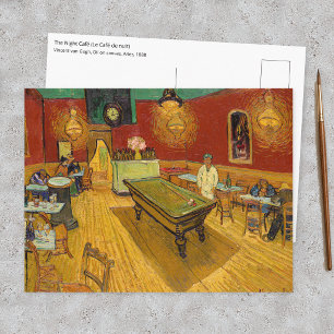 Postal Vincent van Gogh - El Café de Noche