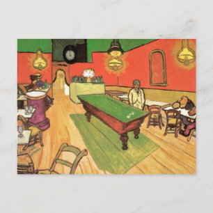 Postal Vincent Van Gogh - El Café de Noche en Arlés