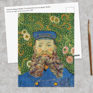Postal Vincent Van Gogh - El cartero Joseph Roulin
