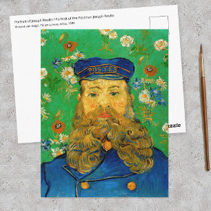 Postal Vincent Van Gogh - El cartero Joseph Roulin