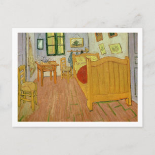 Postal Vincent van Gogh El dormitorio, 1888
