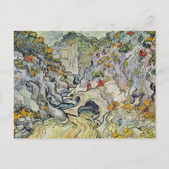 Postal Vincent van Gogh el | el barranco del Peyroulets (Anverso)