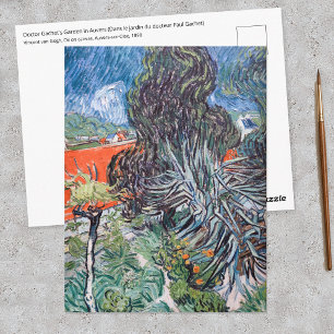 Postal Vincent van Gogh - El jardín del doctor Gachet