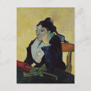 Postal Vincent van Gogh el   L'Arlesienne 1888