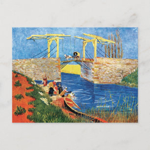 Postal Vincent Van Gogh - El puente de Langlois en Arlés