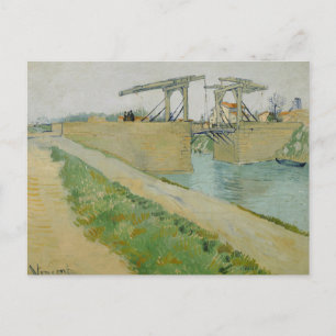 Postal Vincent van Gogh - El puente de los Langlois