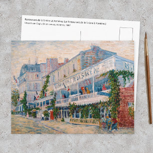 Postal Vincent van Gogh - El restaurante de la Sirena