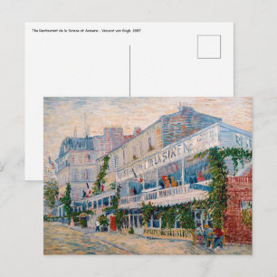 Postal Vincent van Gogh - El restaurante de la Sirene