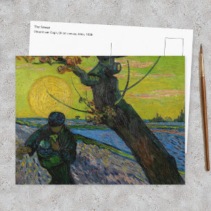 Postal Vincent van Gogh - El sembrador