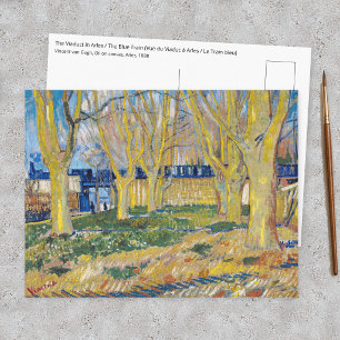 Postal Vincent van Gogh - El tren azul