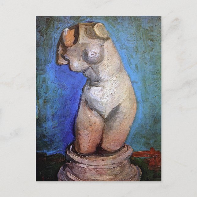 Postal Vincent Van Gogh - Estatuilla De Una Torso Femenin (Anverso)