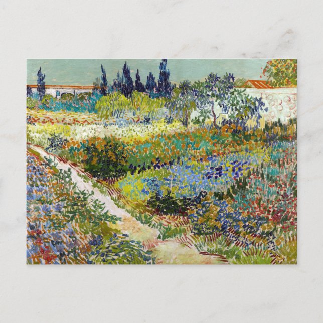 Postal Vincent van Gogh Garden (Anverso)