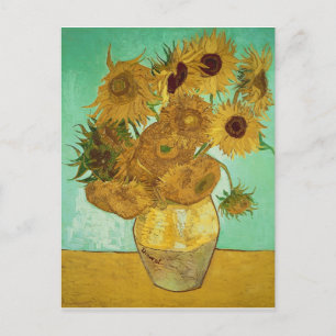 Postal Vincent van Gogh   Girasoles, 1888