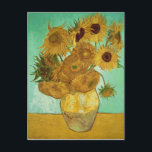 Postal Vincent van Gogh | Girasoles, 1888<br><div class="desc">Sombras,  1888 | por Vincent van Gogh | Ubicación del arte: Neue Pinakothek,  Munich,  Alemania | Artista neerlandés | Número de colección de imágenes: BAL20294</div>