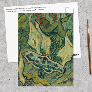 Postal Vincent van Gogh - Gran Polilla Pavo Real