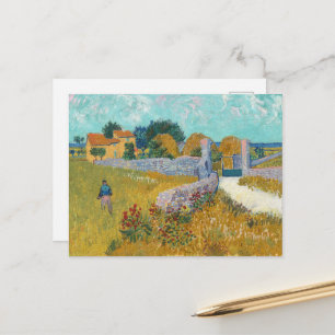 Postal Vincent Van Gogh, Granja en Provenza