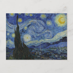 Postal Vincent van Gogh Iconic Starry Night