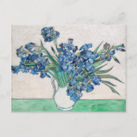 Vincent Van Gogh Irises. Arte floral impresionista