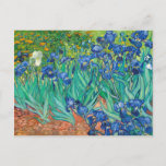 Postal Vincent Van Gogh Irises Bella Artes de cosecha flo<br><div class="desc">Vincent Van Gogh Irises Postcard Bella Artes de cosecha floral</div>