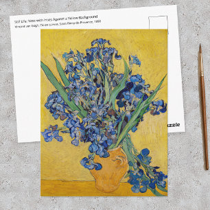 Postal Vincent van Gogh - Jarrón con Lirios