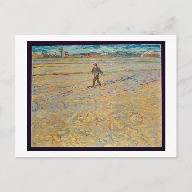 Postal Vincent van Gogh | La Ducha, 1888 (Anverso)