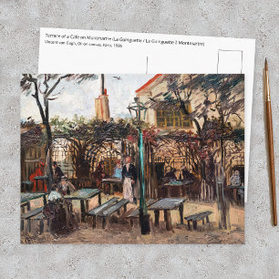 Postal Vincent Van Gogh - La Guinguette en Montmartre