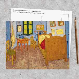 Postal Vincent van Gogh - La habitación de Vincent en Arl