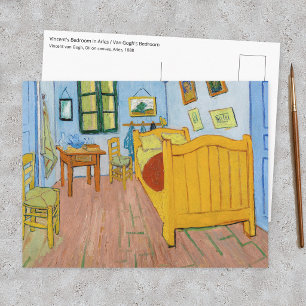 Postal Vincent Van Gogh - La habitación de Vincent en Arl
