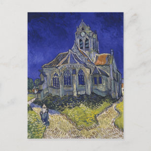 Postal Vincent Van Gogh - La Iglesia de Auvers
